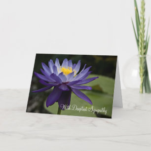 Blue Lotus ・ Sympathy Card