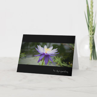 Blue Lotus • Sympathy Card