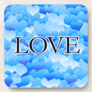 Blue Love Coaster