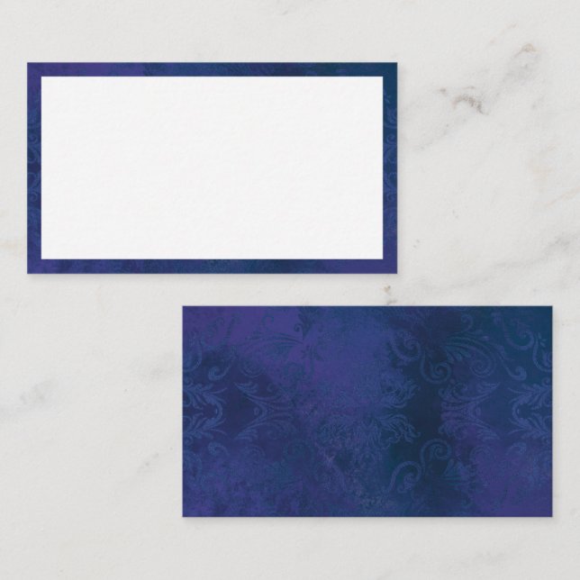 blue loyalty card (Front/Back)