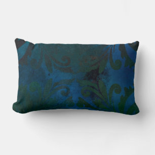 blue lumbar pillow