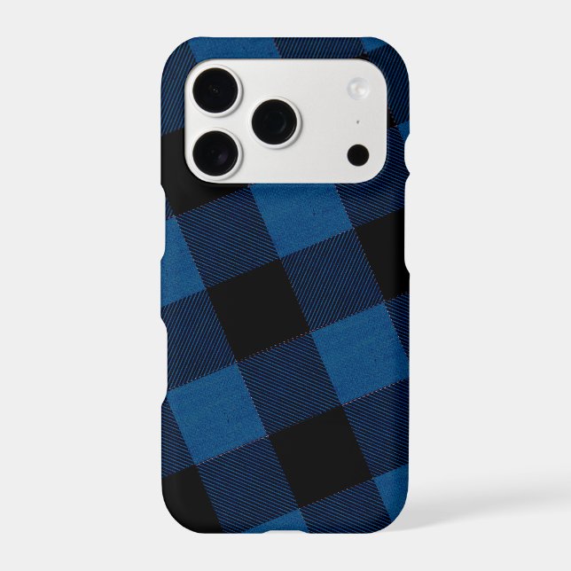 Blue Lumberjack Plaid (Back)
