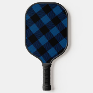 Blue Lumberjack Plaid Pickleball Paddle