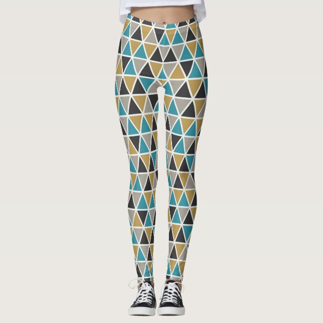 Blue luxury  leggings (Front)