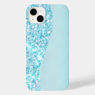 Blue Luxury Modern gradient galaxy glitter star Case-Mate iPhone 14 Plus Case