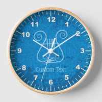 Blue Lyre Background