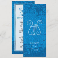 Blue Lyre Background