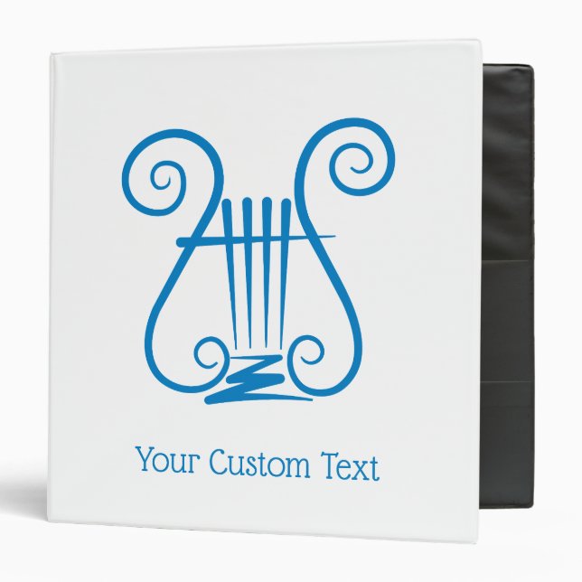 Blue Lyre Binder (Front/Inside)