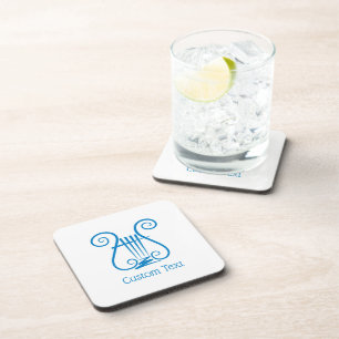 Blue Lyre Coaster