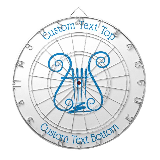 Blue Lyre Dartboard (Front)