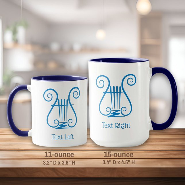 Blue Lyre Mug (Creator Uploaded)
