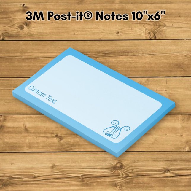 Blue Lyre Post-it Notes (Creator Uploaded)