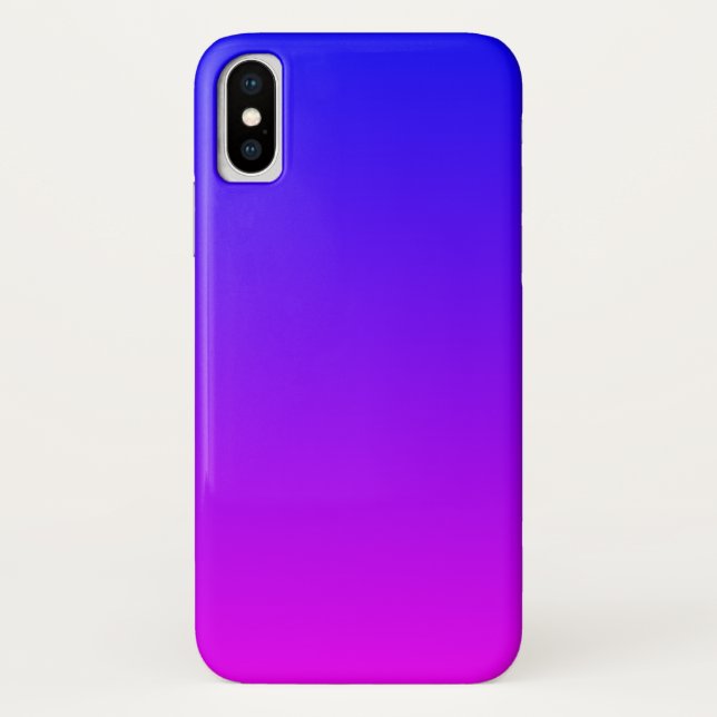 Blue Magenta Gradient Case-Mate iPhone Case (Back)