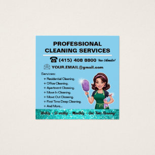 Blue Maid Janitorial Lady Cleaning Service