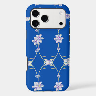 Blue majesty elegant floral phone Case