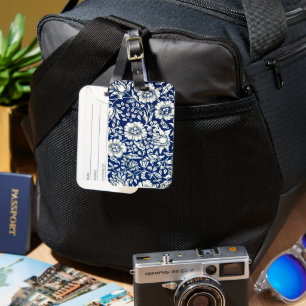 Blue Mallow Luggage Tag