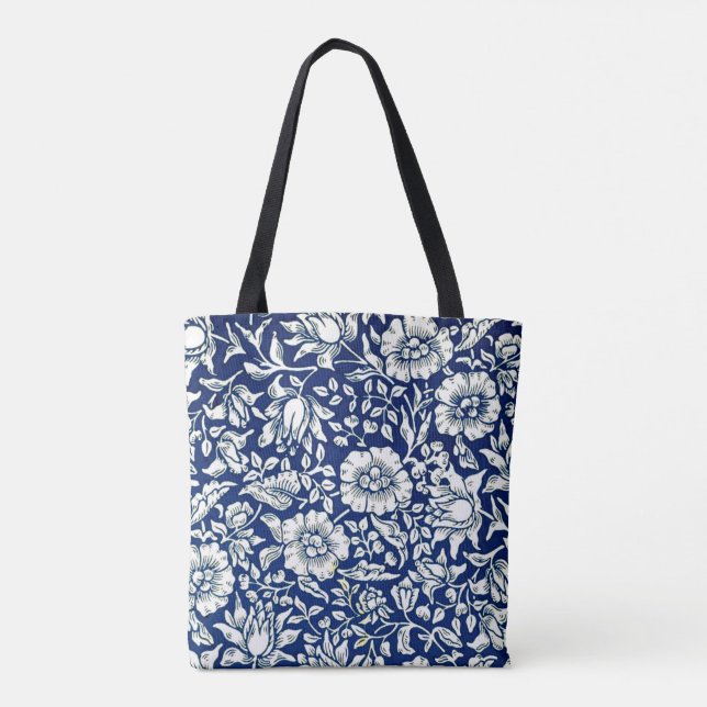 Blue Mallow Tote Bag (Back)