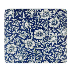 Blue Mallow vintage pattern Cutting Board