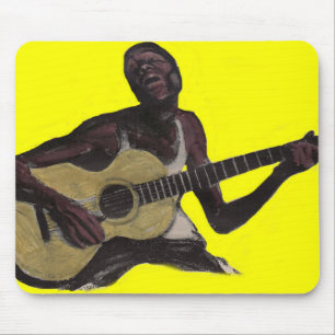 blue man singing the blues mouse pad