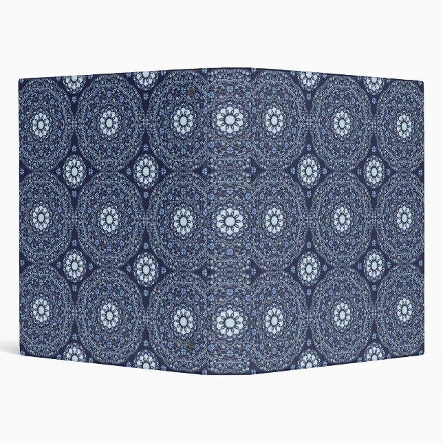 Blue Mandala Binder (Background)