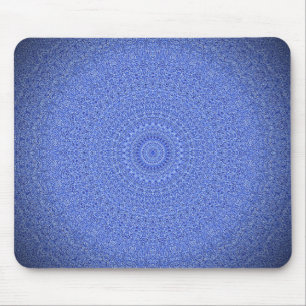 Blue Mandala Mouse Pad