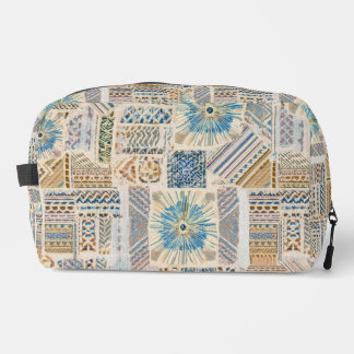 Blue Mandala Patchwork Toiletry Bag