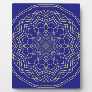 Blue Mandala Plaque