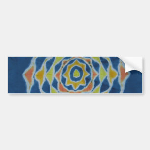 Blue Mandala Tie Dye Sticker