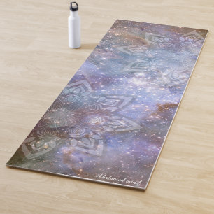 Blue Mandala Universe Zen Yoga Mat