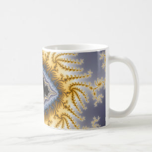 Blue Mandel - Fractal Mug