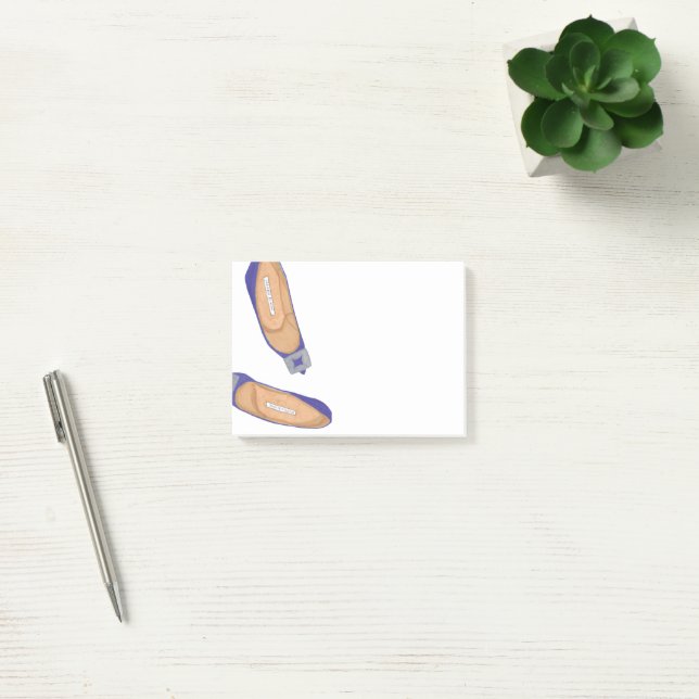 Blue Manolos Post-it Notes (Office)
