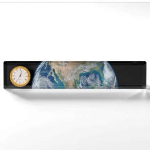 Blue Marble 2015 - Earth, Space, Planets Nameplate
