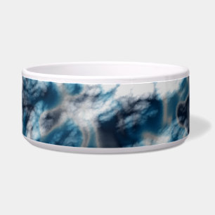 Blue marble abstract