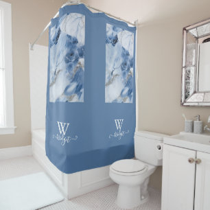 blue marble abstract coastal pattern