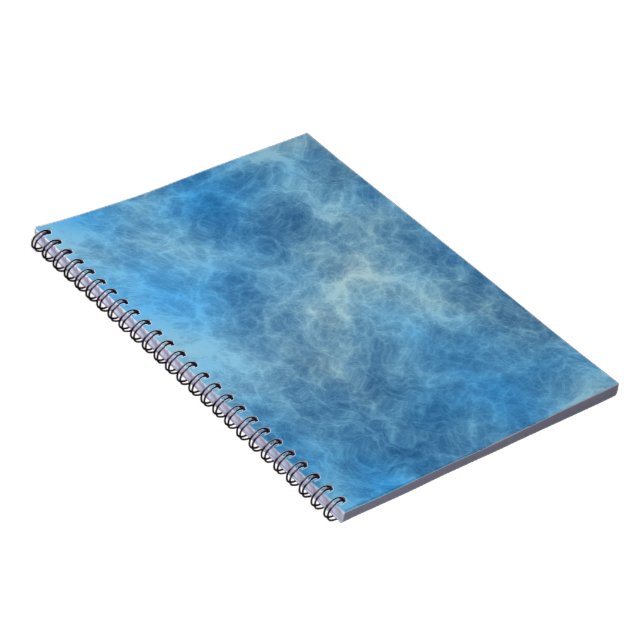 Blue Marble Abstract Notebook (Right Side)