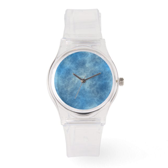 Blue Marble Abstract Watch (Front)