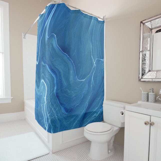 Blue Marble Agate Abstraction   (In Situ)