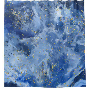 Blue marble and gold texture