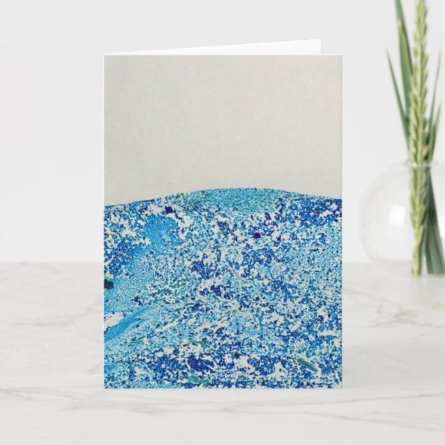 Blue Marble Art Card (Front)