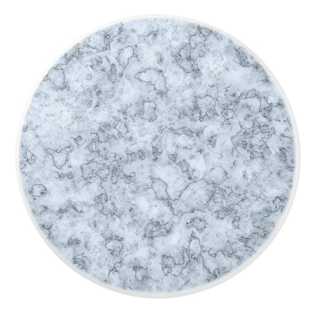 Blue marble ceramic knob (Front)