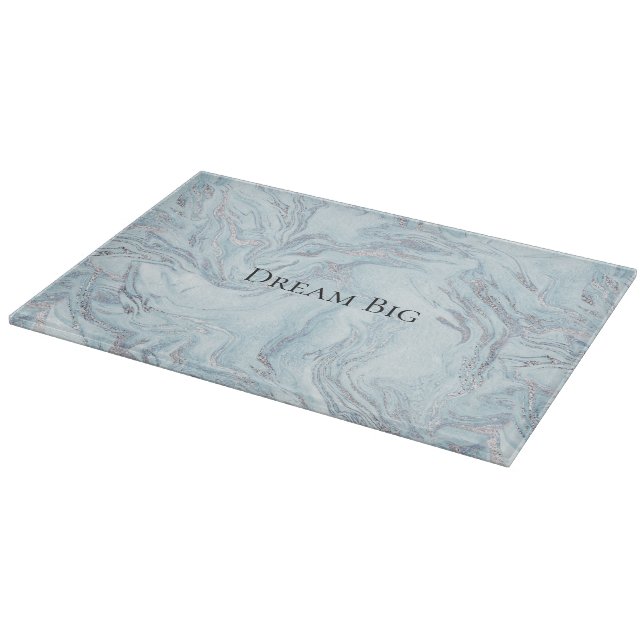 Blue Marble Cutting Board (Corner)