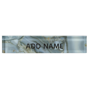 Blue Marble effect. Nameplate