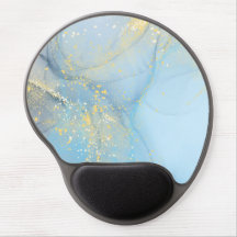 Blue Marble Gel Mousepad