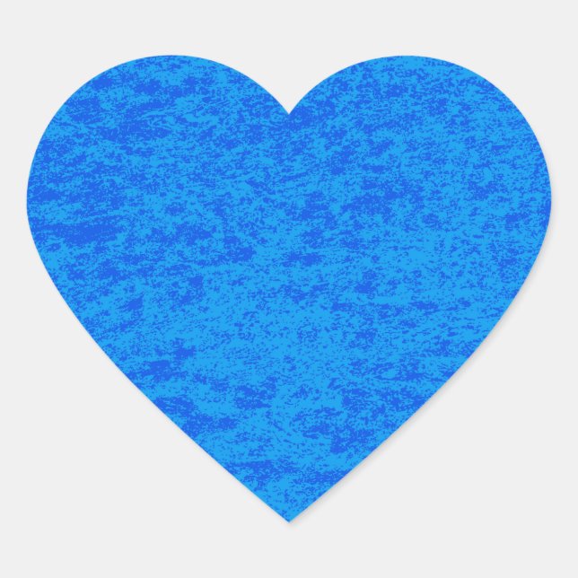 Blue Marble Heart Sticker (Front)
