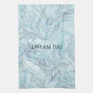 Blue Marble Kitchen Towel