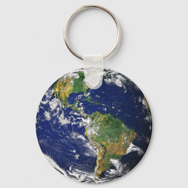 Blue Marble_Make Every Day Earth Day Keychain (Front)