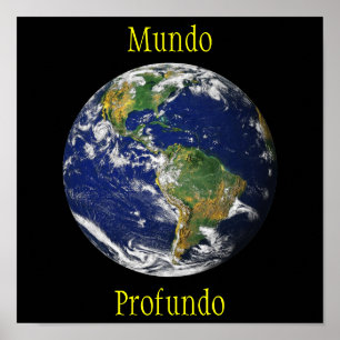 Blue Marble_Mundo Profundo Poster