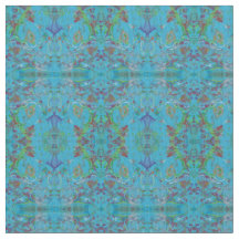 Blue Marble Painting Pattern Fabric