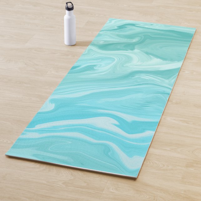 Blue Marble Pattern Yoga Mat (In Situ)