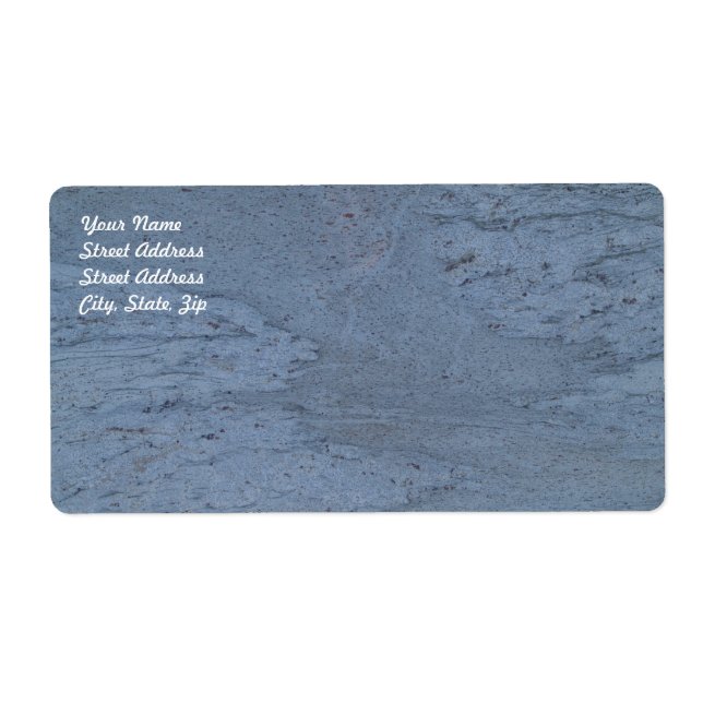 Blue Marble Shipping Label (Front)